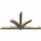 Ekena Millwork Redmond Rough Sawn Timber Gable Bracket, Douglas Fir, 108"W x 58"H x 6"D x 6"F, 13/12 Pitch GBW108X58X0606RED00RDF - alternate 4